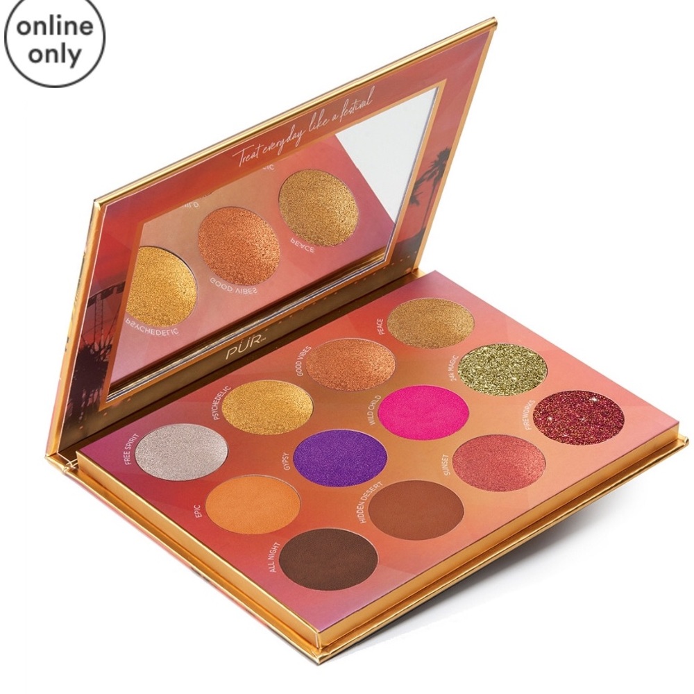 Pur festival pallette never been used.